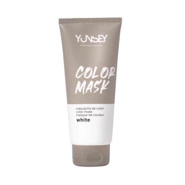 מסכה עם צבע לרענון/חיזוק גוון השיער – 200 מ”ל -גוון לבן (white) – Yunsey